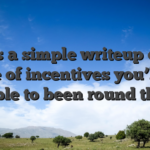 Here’s a simple writeup on the type of incentives you’ll be able to been round the