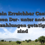 Hinein Erreichbar Casinos mussen Der- unter anderem Auszahlungen getatigt sie sind