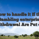 How to handle it If the Gambling enterprise Withdrawal Are Put off