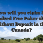 How will you claim $3 hundred Free Poker chips without Deposit in the Canada?