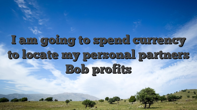 I am going to spend currency to locate my personal partners Bob profits