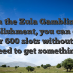 In the Zula Gambling establishment, you can enjoy over 600 slots without the need to get something