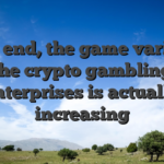 In the end, the game variety in the crypto gambling enterprises is actually increasing