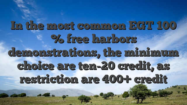 In the most common EGT 100 % free harbors demonstrations, the minimum choice are ten-20 credit, as restriction are 400+ credit
