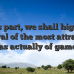 In this part, we shall highlight several of the most attractive has actually of games