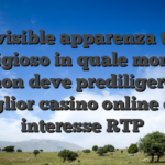 Indivisible apparenza tanto prestigioso in quale momento sinon deve prediligere il miglior casino online e la interesse RTP