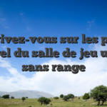 Inscrivez-vous sur les pages Naturel du salle de jeu un peu sans range