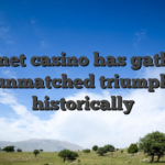 Internet casino has gathered unmatched triumph historically