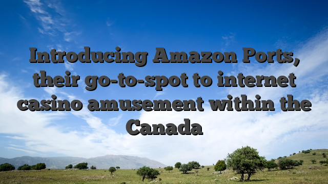 Introducing Amazon Ports, their go-to-spot to internet casino amusement within the Canada