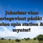 Jokerizer vinn mysteriegevinst påslåt 6000 Casino spin station App mynter!