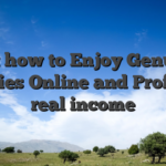 Just how to Enjoy Genuine Pokies Online and Profit A real income