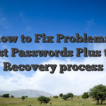 Just how to Fix Problems with Lost Passwords Plus the Recovery process