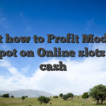 Just how to Profit Modern Jackpot on Online slots Real cash