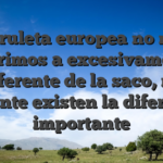 La ruleta europea no nos referimos a excesivamente diferente de la saco, no obstante existen la diferencia importante