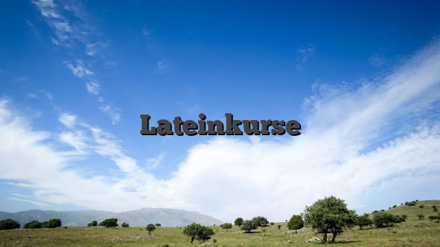 Lateinkurse