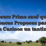 Leurs Prime sauf que Annonces Proposes par tous les Casinos un tantinet