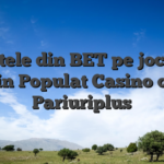Limitele din BET pe jocurile din Populat Casino on Pariuriplus