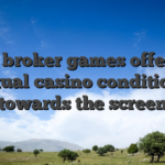 Live broker games offer the actual casino conditions towards the screen