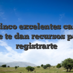 Los cinco excelentes casinos que te dan recursos para registrarte