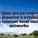 Lower than are an overview of North America’s available on the internet local casino networks