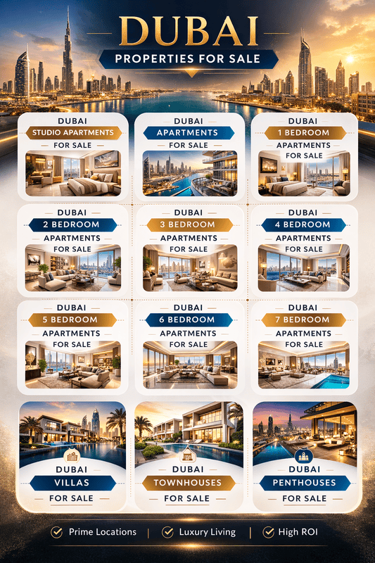 Luxury properties in Dubai for sale