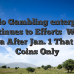 Modo Gambling enterprise �Continues to Efforts� Within the Ca After Jan. 1 That have Coins Only