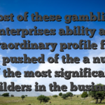 Most of these gambling enterprises ability an extraordinary profile from game pushed of the a number of the most significant builders in the business