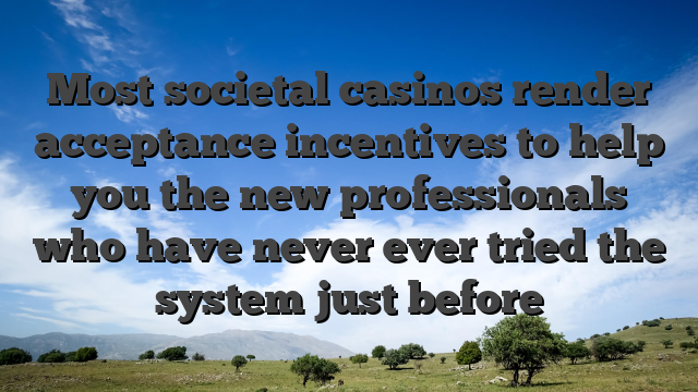 Most societal casinos render acceptance incentives to help you the new professionals who have never ever tried the system just before
