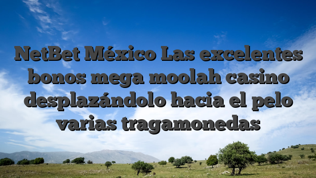 NetBet México Las excelentes bonos mega moolah casino desplazándolo hacia el pelo varias tragamonedas