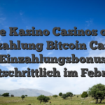 Neue Kasino Casinos ohne Einzahlung Bitcoin Casino ohne Einzahlungsbonus 2026 Fortschrittlich im Februar