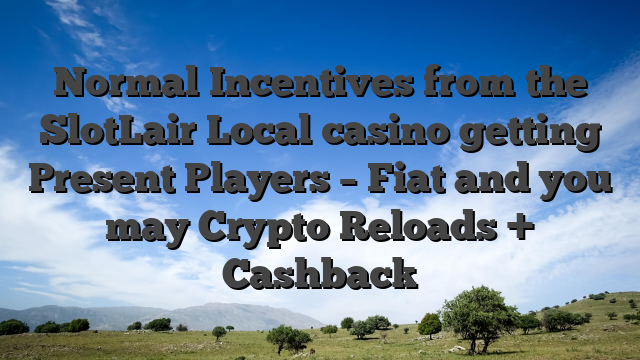 Normal Incentives from the SlotLair Local casino getting Present Players – Fiat and you may Crypto Reloads + Cashback