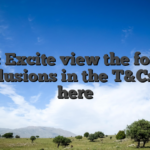 Note: Excite view the form of conclusions in the T&Cs test here