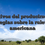 Objetivos del producirse el 0: Reglas sobre la ruleta americana