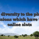 Offer diversity to the playing sessions which have the online slots