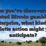Once you’ve discovered a trusted Bitcoin gambling enterprise, what kind of roulette action might you anticipate?