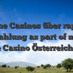 Online Casinos über rapider Auszahlung as part of money game Casino Österreich 2026