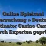Online Spielsaal Untersuchung » Deutsche Fruitinator Casino Casinos durch Experten geprüft!