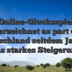 Online-Glucksspiel verzeichnet as part of Deutschland seitdem Jahren das starkes Steigerung