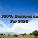 Only 300% Bonuses and Up For 2026