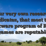 Our very own research indicates, that most the software program of Risk games are reputable