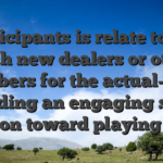 Participants is relate to the fresh new dealers or other members for the actual-time, including an engaging social function toward playing sense