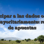 Participar a las dados online de mayoritariamente: reglas de apuestas