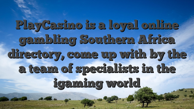 PlayCasino is a loyal online gambling Southern Africa directory, come up with by the a team of specialists in the igaming world