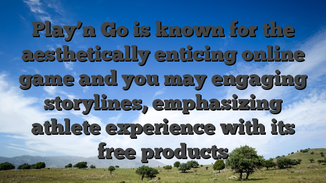 Play’n Go is known for the aesthetically enticing online game and you may engaging storylines, emphasizing athlete experience with its free products