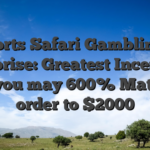 Ports Safari Gambling enterprise: Greatest Incentives and you may 600% Match in order to $2000