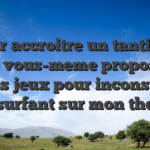 Pour accroitre un tantinet, nous vous-meme proposons, la, des jeux pour inconstance en surfant sur mon theme
