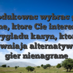 Produkowac wybrac gra online, ktore Cie interesuja, wygladu kasyn, ktore zapewniaja alternatywy dla gier nienagrane