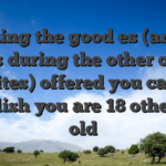 Pursuing the good es (and the ones during the other other sites) offered you can establish you are 18 otherwise old