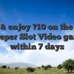 Put & enjoy ?10 on the Bee Keeper Slot Video game within 7 days
