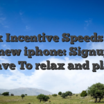 Quick Incentive Speeds up to your new iphone: Signup and have To relax and play